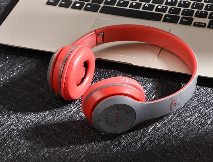 Fone de ouvido estéreo 5.0 Bluetooth para jogos, fones de ouvido para jogos com microfone para PUBG, PS4, CSGO, telefone, tablet, laptop, jogos