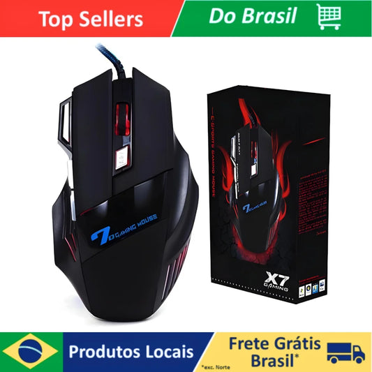 Mouse Gamer Laser Led Usb