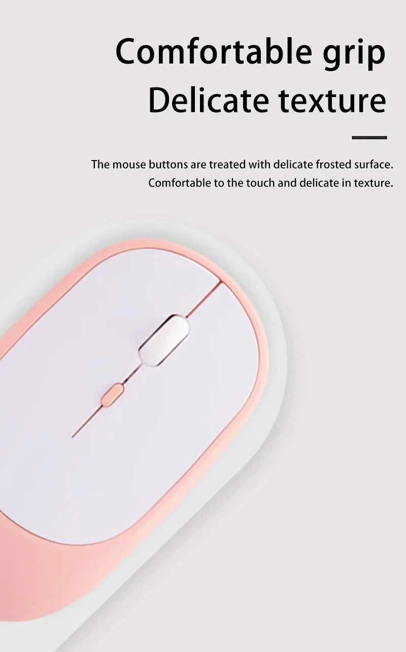 XIAOMI Bluetooth Wireless Mouse USB Rechargeable Ergonomics Adjustable DPI Office Silence Optical Electric Mouses 2.4G Keyboards