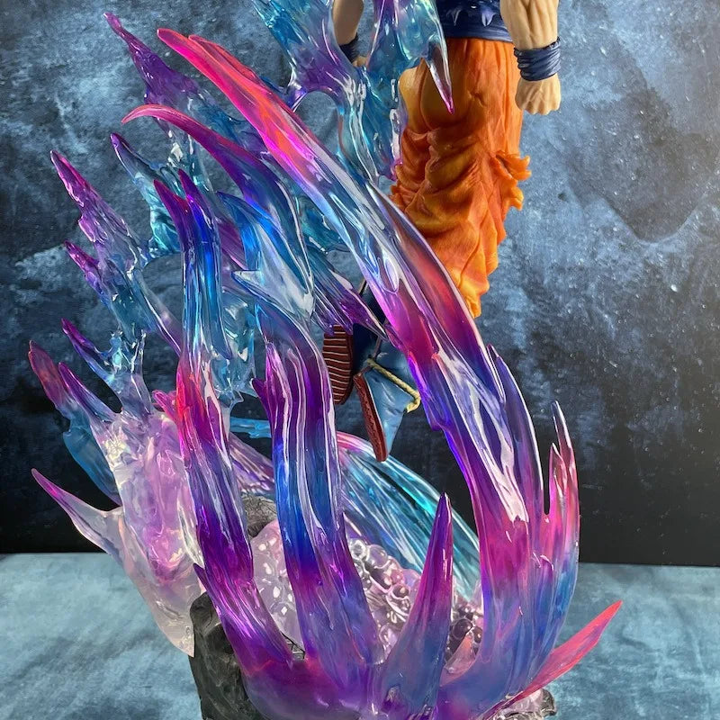 Dragon Ball Anime Figure 25cm Son Goku Ultra Instinct Super Saiyan Figurine Statue Pvc Statue Model Ornament Collection Toy Gift