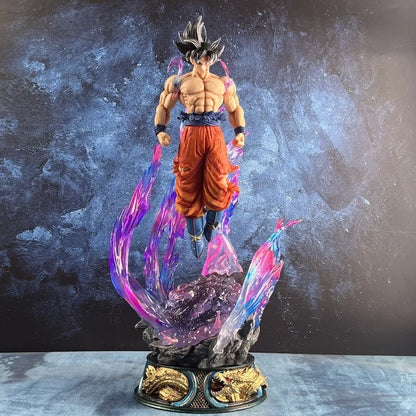 Dragon Ball Anime Figure 25cm Son Goku Ultra Instinct Super Saiyan Figurine Statue Pvc Statue Model Ornament Collection Toy Gift