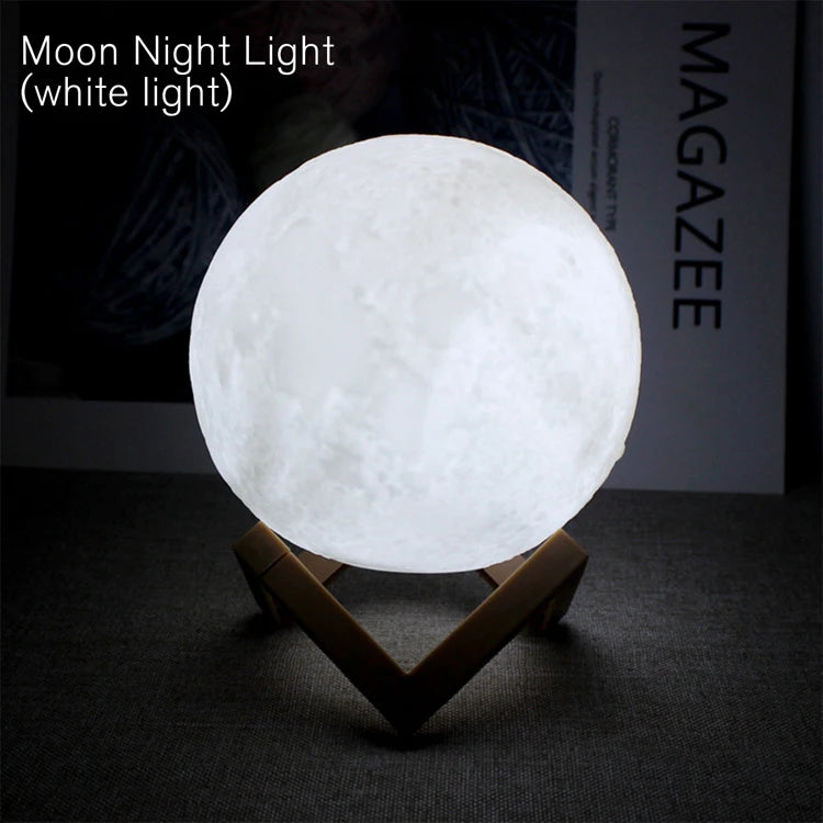 Lâmpada noturna LED Moon Lamp