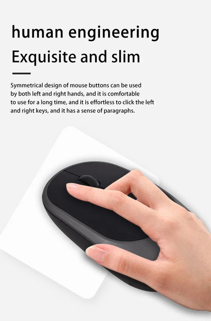 XIAOMI Bluetooth Wireless Mouse USB Rechargeable Ergonomics Adjustable DPI Office Silence Optical Electric Mouses 2.4G Keyboards
