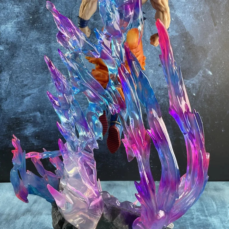 Dragon Ball Anime Figure 25cm Son Goku Ultra Instinct Super Saiyan Figurine Statue Pvc Statue Model Ornament Collection Toy Gift