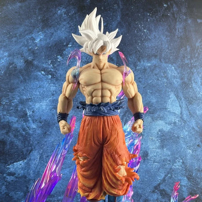 Dragon Ball Anime Figure 25cm Son Goku Ultra Instinct Super Saiyan Figurine Statue Pvc Statue Model Ornament Collection Toy Gift