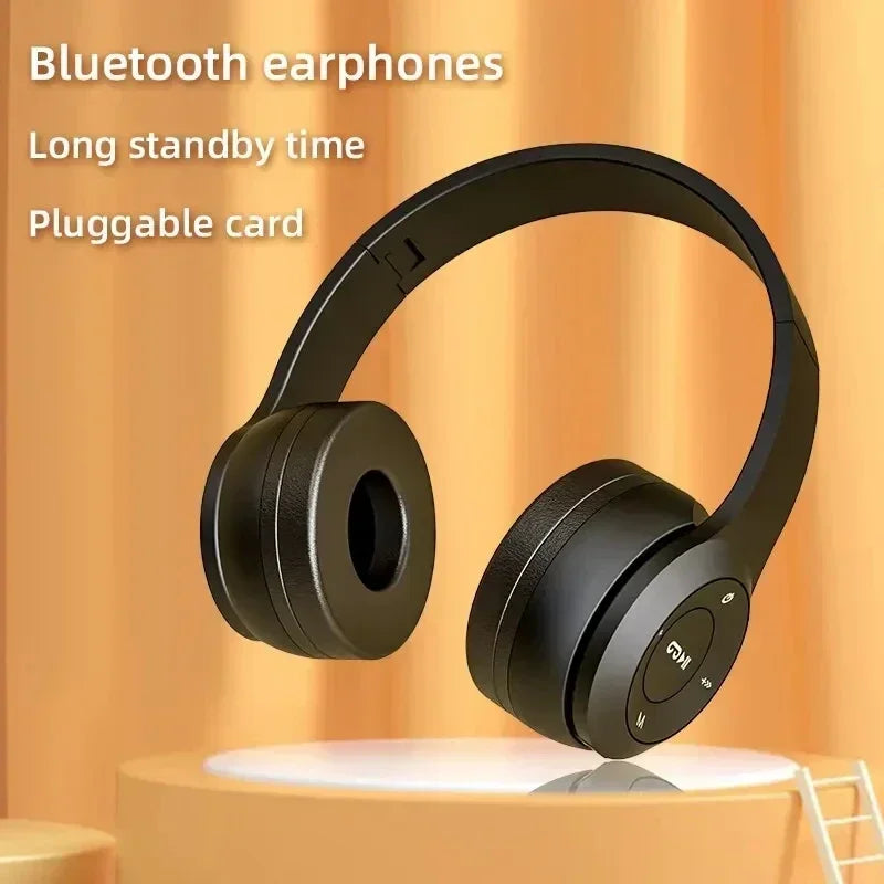 Fone de ouvido estéreo 5.0 Bluetooth para jogos, fones de ouvido para jogos com microfone para PUBG, PS4, CSGO, telefone, tablet, laptop, jogos