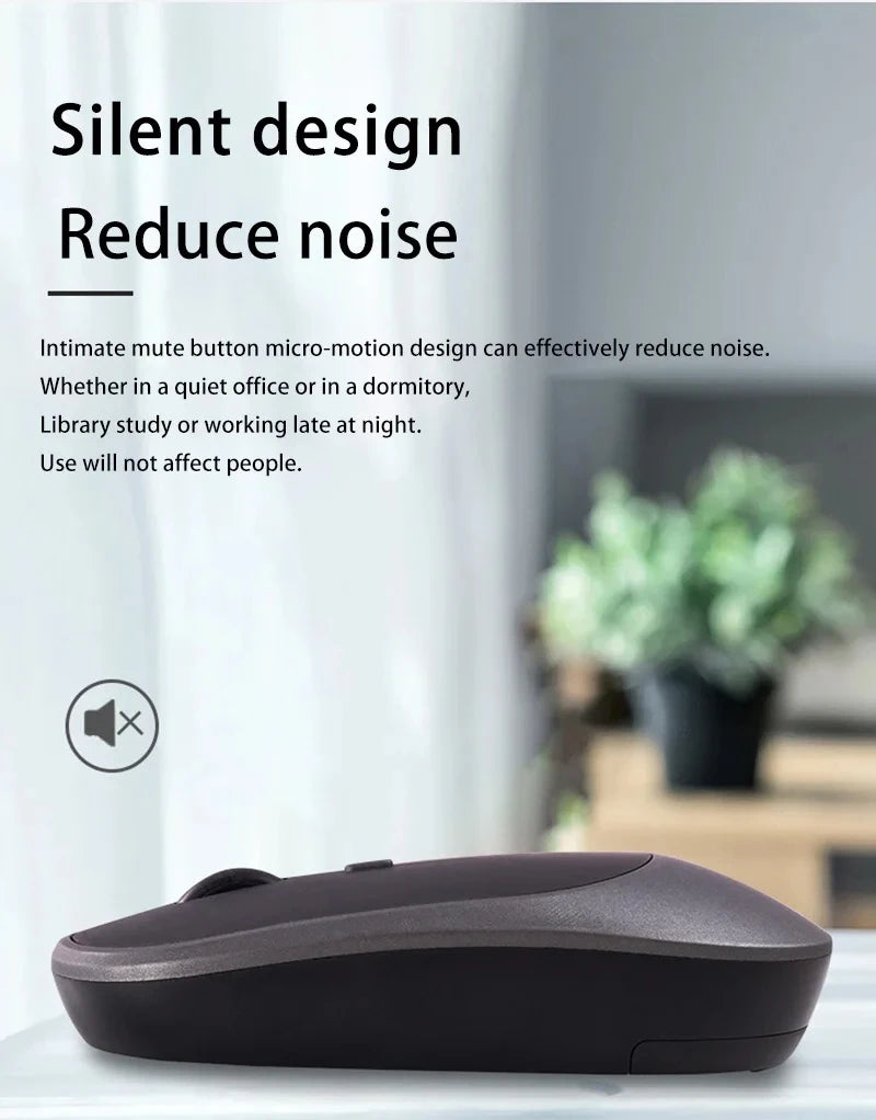 XIAOMI Bluetooth Wireless Mouse USB Rechargeable Ergonomics Adjustable DPI Office Silence Optical Electric Mouses 2.4G Keyboards
