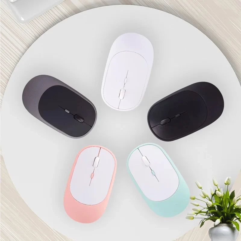 XIAOMI Bluetooth Wireless Mouse USB Rechargeable Ergonomics Adjustable DPI Office Silence Optical Electric Mouses 2.4G Keyboards